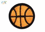 Clothes Accessories Sports Iron On Embroidered Patches , Football Iron On Patch