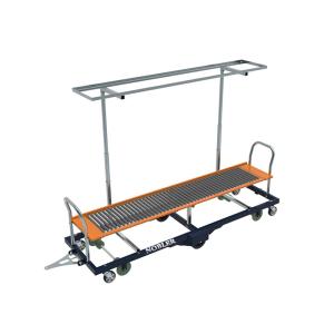 Wholesale Transport Greenhouse Harvest Trolley With Towing System Anti Skid Aluminum Plate from china suppliers