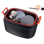 Outdoor 37L Folding Storage Bucket With Cover Collapsible Bucket - 10-Liter