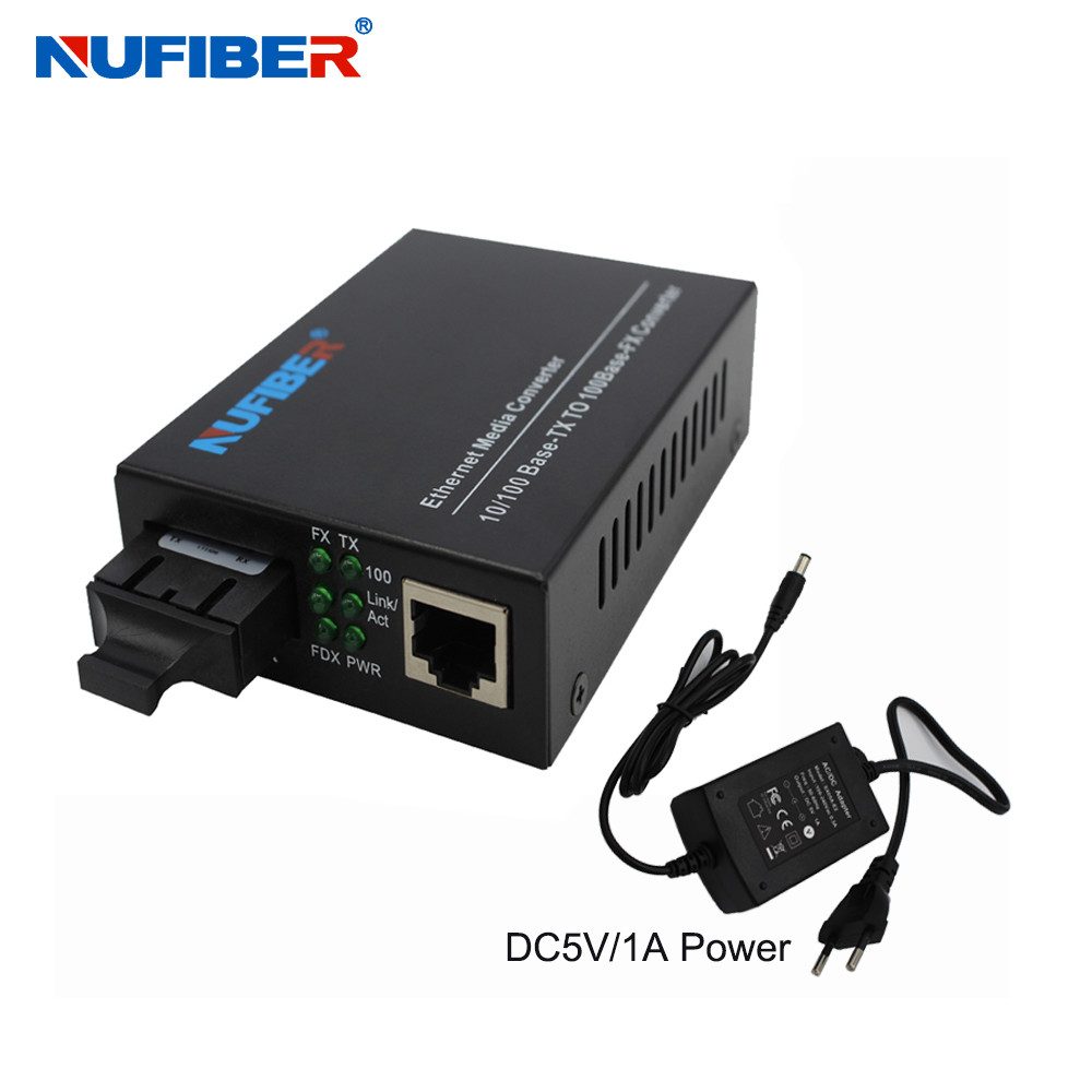 NF-C2200SX 10/100/1000Mbps Fiber Media Converter 10/100/1000Base-TX to 1000Base-FX Multi-Mode Dual Fiber SC 550m