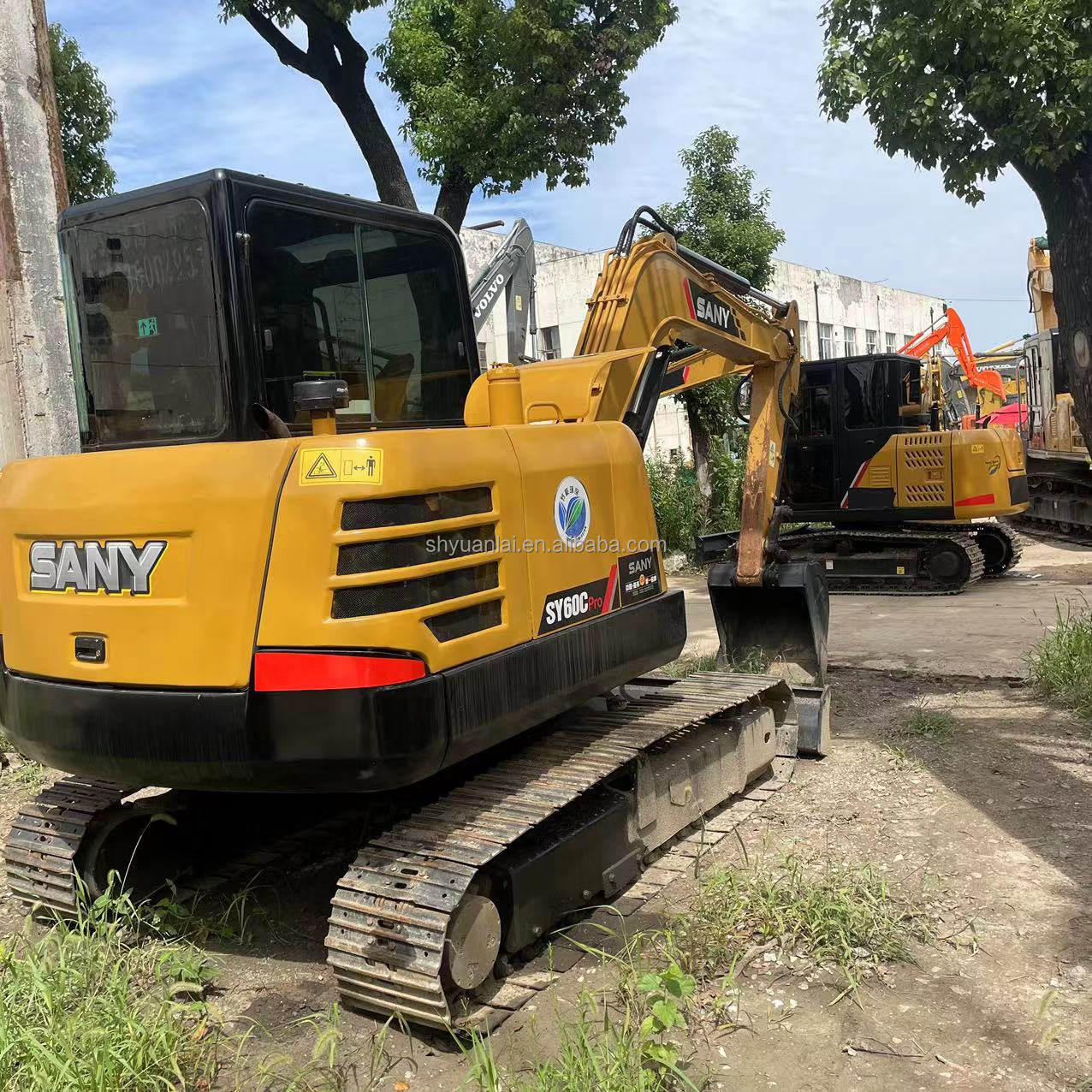 Second Hand SANY60C Pro Excavator 6T Operating Weight Good Condition For Big Projects