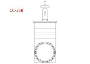 Wholesale Manual Vacuum Gate Valve DN35 Mechanical Indication E+5 To 1E-7 Pa from china suppliers