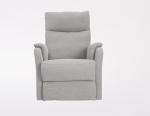 Fine Linen Lumbar Heating Massage Manual Recliner Seat Sofa Wall Hugger 3 Seater