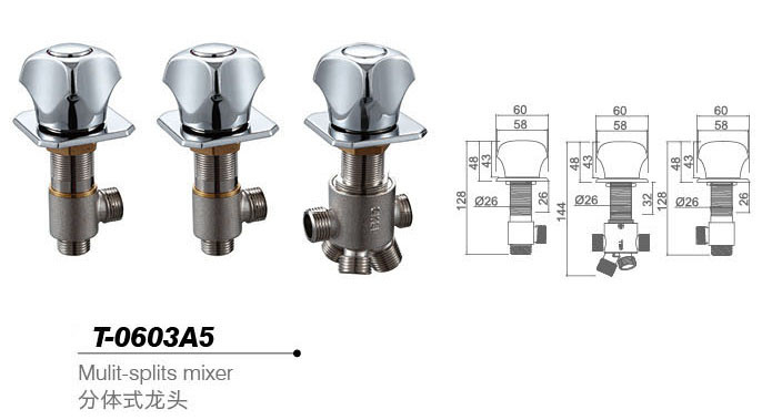 Bathtub mixer,Faucet,T-0603A5