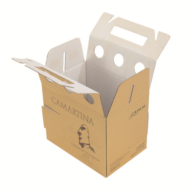 Hand Carried Corrugated Gift Box Packaging Box Custom Boutique Box