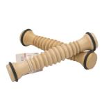Rubber Wood Foot Massage Roller Screw Shape- Relieve Foot Arch Pain, Plantar