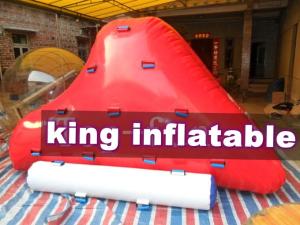 Wholesale Red Aqua Park Inflatable Water Toys / Rock Slide / Iceberg By PVC For Water Park from china suppliers