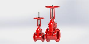 Wholesale UL Certified Epoxy Coated Fm Gate Valve ANSI / UL / FM Standards from china suppliers