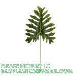 Kinds Artificial Palm Leaves Tropical Fake Leaves, Monstera Leaf Faux Leaves