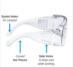 Impact Resistant Medical Protective Goggles , Medical Grade Safety Goggles