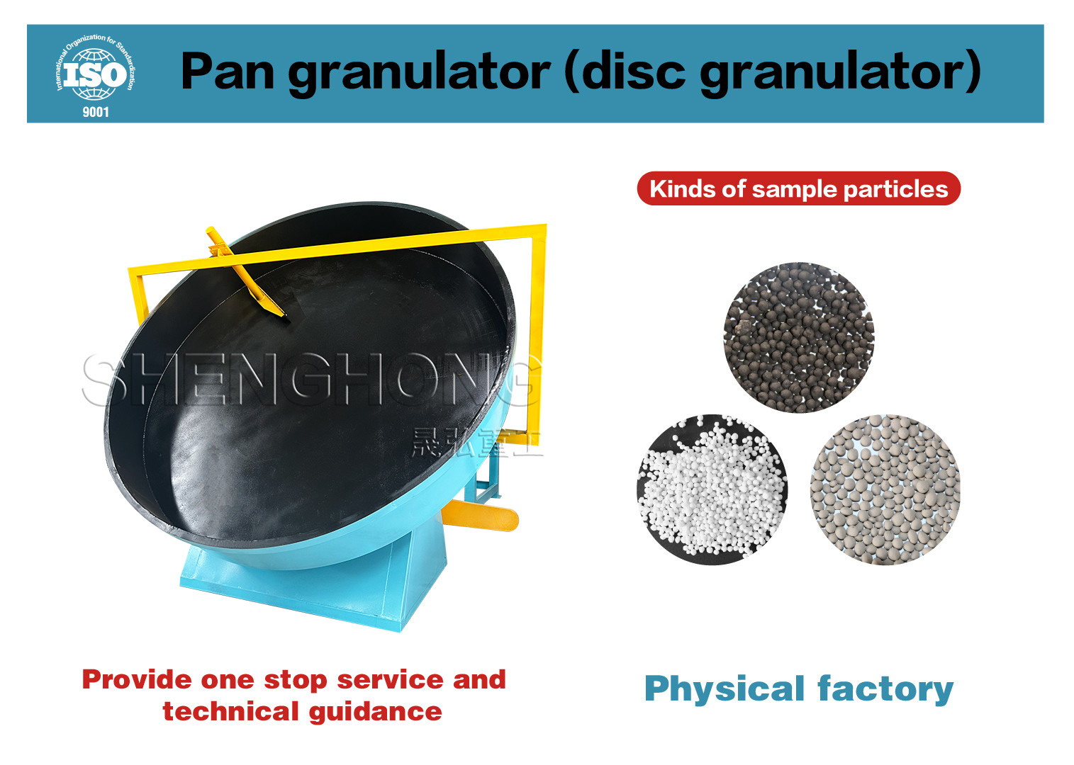 50hz Organic Fertilizer Granulator Compost Waste 40% Feed Moisture