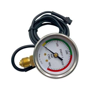 Wholesale Cars CNG Pressure Gauge With Output Signal 50mm Stainless Steel Case Bottom Mount from china suppliers