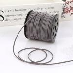 Suede Leather Velvet Wired Ribbon 3mm Double Sided Velvet Ribbon