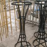 ZT-591 New wedding decor centerpieces tall iron black flower stand