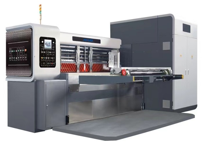 High Speed Flexo Printing And Slotting And Die Cutting Machine For Corrugated Box