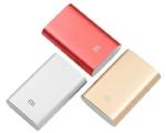 Xiaomi Cell Phone Gadgets Accessories Ultra Slim Aluminum Power Bank 10400mAh