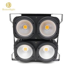 Wholesale Concert Audience Lights 4 Eyes 4X100W Warm / Cool White Cob LED Blinder 2in1 from china suppliers