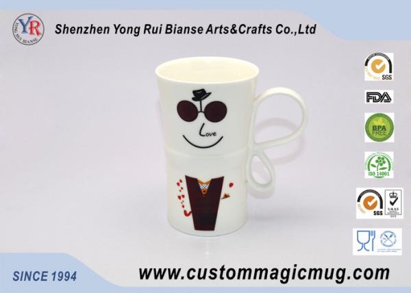 Advertisement Gifts 300 ml Heat Sensitive Coffee Mugs That Change Color With