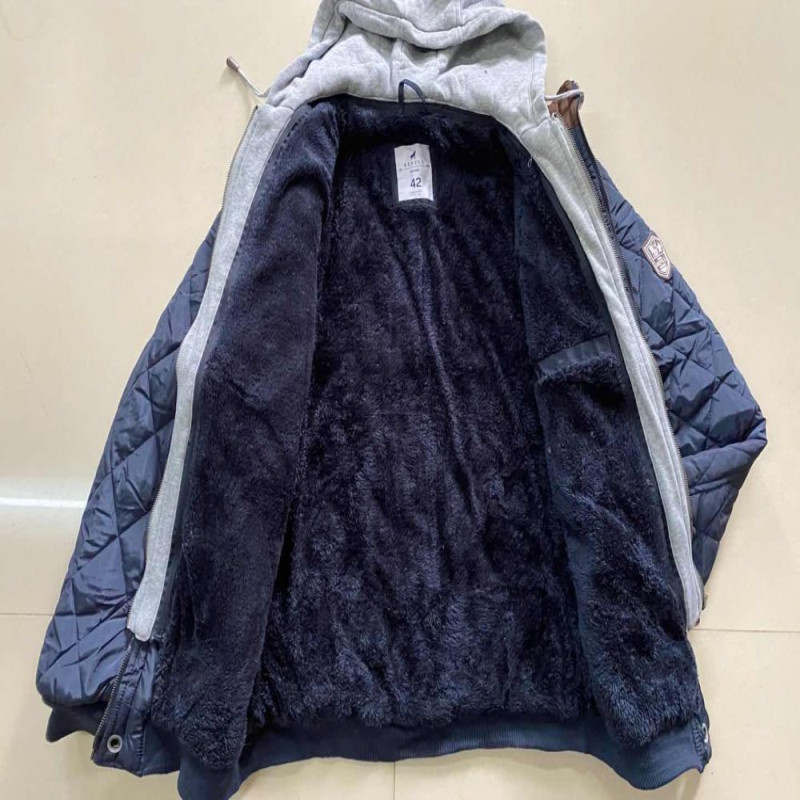Men'S Knit Hoody Coats One Color As Picture Keep Warm Good Quality