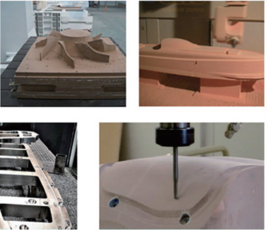 Wood Carving 5 Axis Machining Center Wood Mold Density Board