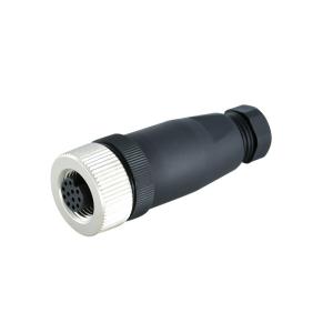 Wholesale Straight Female M12 Waterproof Connector 17 Pin Plastic Assembly from china suppliers