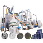 300-1000Kg/h Solar Panel Recycling Plant / Photovoltaic Cell Crushing Separating