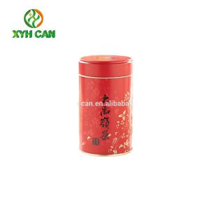 Wholesale Tea Tin Can Airtight Metallic Effect Round Biscuit Tin Promotional Custom Design from china suppliers