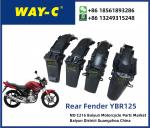 3D9–F1611–10 Motorcycle Rear Fender Mud Guard YAMAHA YBR125