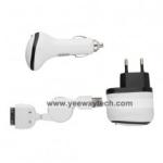 Car Charger for iPhone 3G/3GS/4 White