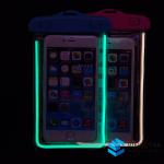 ABS 175-100 Noctilucent Waterproof 6 Inch Cell Phone Pouch for iPhone / Samsung