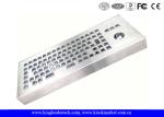 Desktop Rugged Stainless Steel IP65 Rated Keyboard With 86 Full Travel Keys