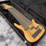Custom 17 Strings Neck Through Body Electric Bass Guitar with Rosewood