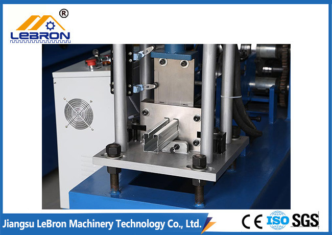 GI And GL Material Steel Door Frame Making Machines Adjustable Forming Speed