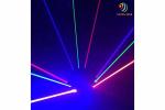 DMX 300W Laser Stage Light , Nine Eyes Rgb Laser Spider Moving Head Light