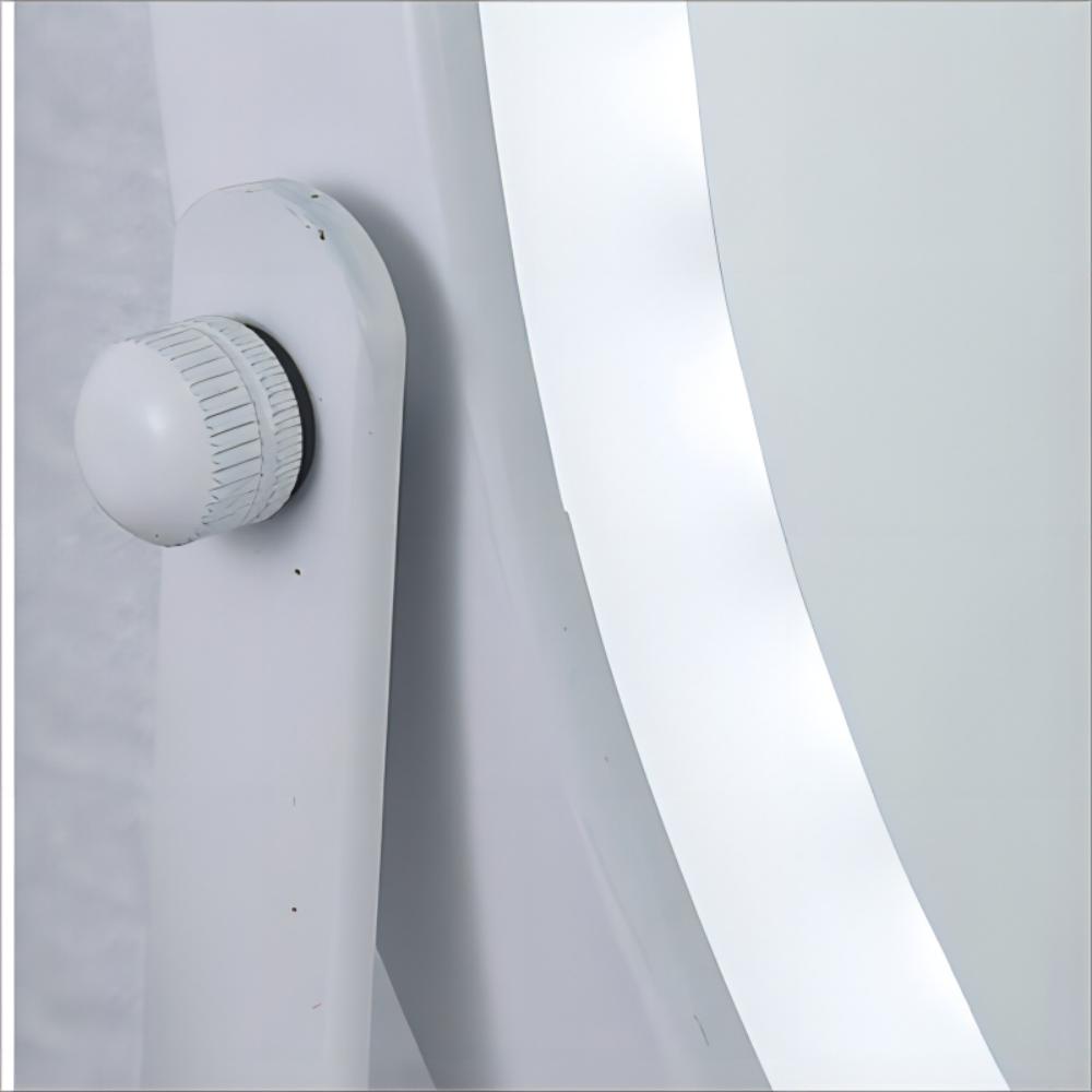 Compact Handheld LED Cosmetic Vanity Dressing Mirror For Makeup Individual Carton Packing