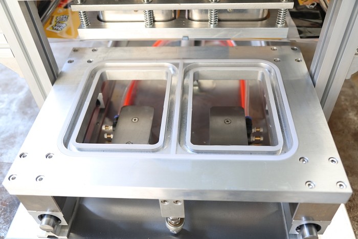 Automatic Food Tray Sealing Machine Tray Sealer Electric Table Type