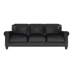 Luxury house Living room furniture of Leather sofa set for Lobby reception in