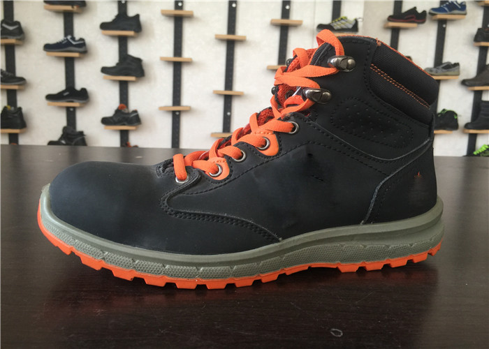Welding Rubber High Top Industrial Safety Shoes Non Slip For Firefighter