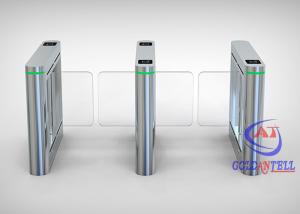 Wholesale Indoor/Outdoor Double Wing Pedestrian Turnstile Gate 900mm Width Stainless Steel Material from china suppliers