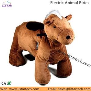 Wholesale battery operated toys motorized plush animals coin operated animal ride from china suppliers