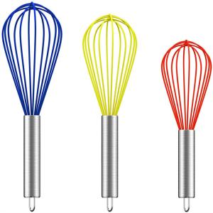 Wholesale Antiscratch Whisk Kitchen Utensil , Stainless Steel Beater Ergonomic Design from china suppliers