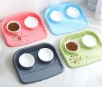 Lovely Personalized portable pet dog food water bowl ceramic plastic, Drink