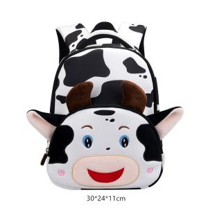Wholesale Cow Waterproof Kids Backpack Cartoon 3D Animal Kindergarten Girls Fashion Schoolbags from china suppliers