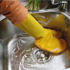 Wholesale Water Resistant Hand Sponge Gloves , Sponge Gloves For Washing Dishes from china suppliers