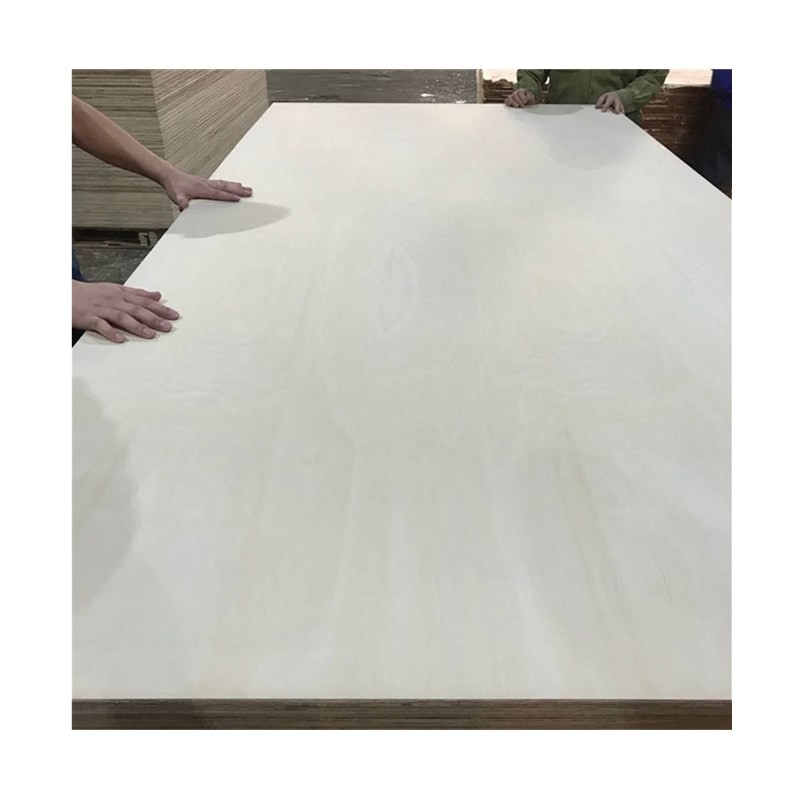 CARB 12mm 18m Birch Hardwood Plywood For Furniture