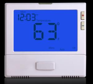 Wholesale Programmable Heat Pump Thermostat / Battery Powered Room Thermostat from china suppliers