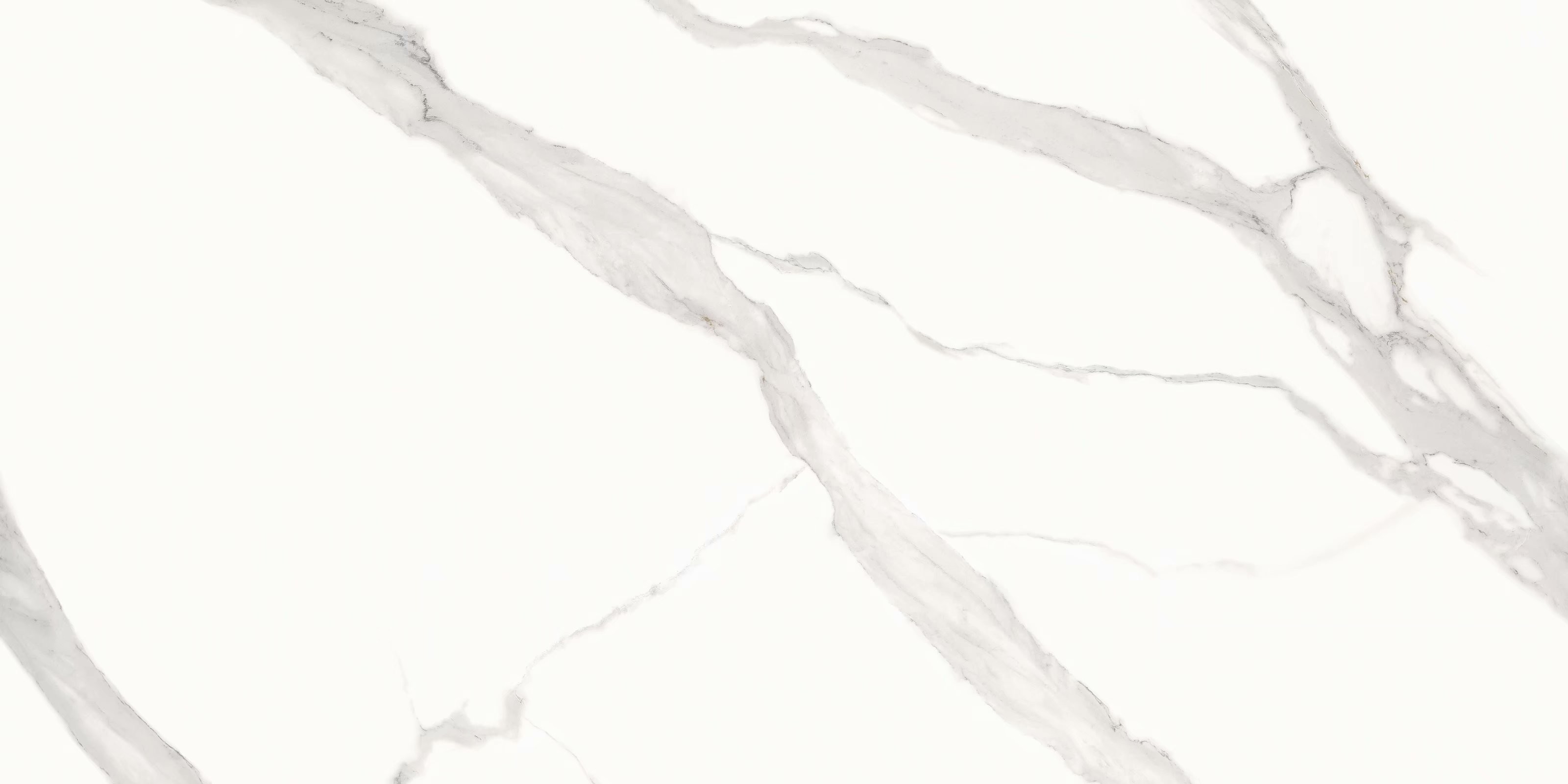 Glazed Marble Look Tile / White Marble Floor Tile Porcelanato Polished