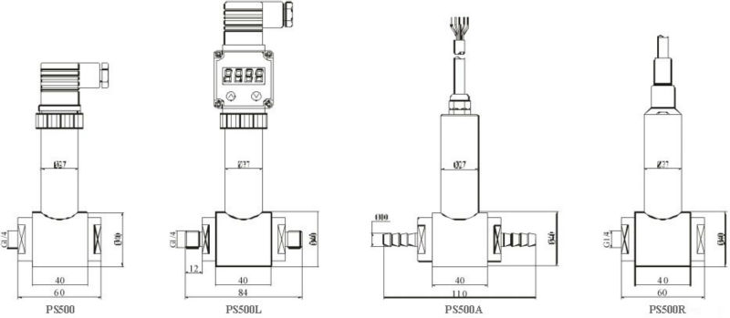Differential pressure transducer