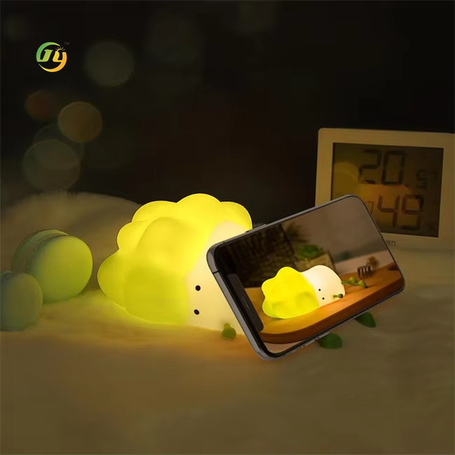Modern Pendant Light Cute Cartoon Soft Light Silicone Safety Phone Holder