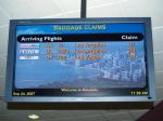 Full Color Rolling Information Indoor Airport Led Sign More Than 1000cd / m2